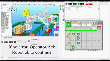 Kawasaki K-ROSET Simulation of Infeed Robot evaluating case weight