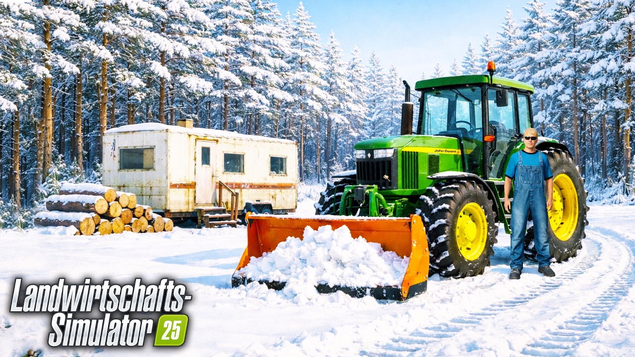 1 JAHR im WINTERWALD! Das ist passiert… Landwirtschafts-Simulator 25
