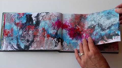 Abstract painting / intuitive painting / art journal