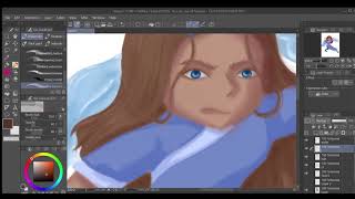 Katara Waterbending | Draw with me ~ Lo Fi