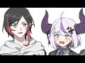 くろのわ＆うるかコーチに虐められるラプラス・ダークネス【にじさんじ/ホロライブ】【手描き切り抜き】
