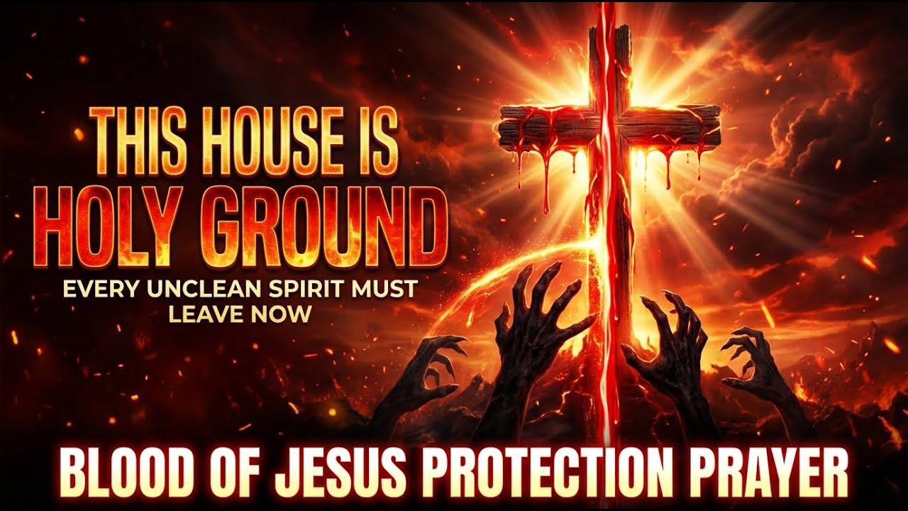 This House Is Holy Ground | Every Unclean Spirit Must Leave NOW – Blood of Jesus Prayer