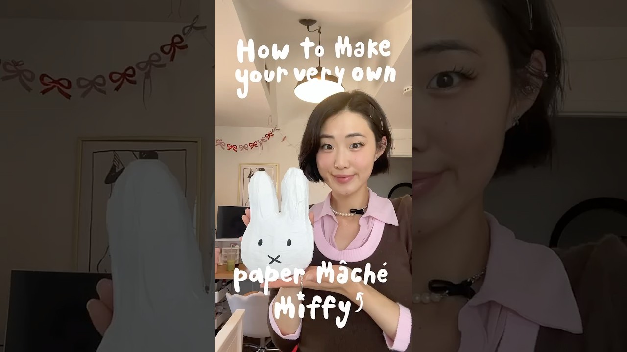 diy paper mache miffy
