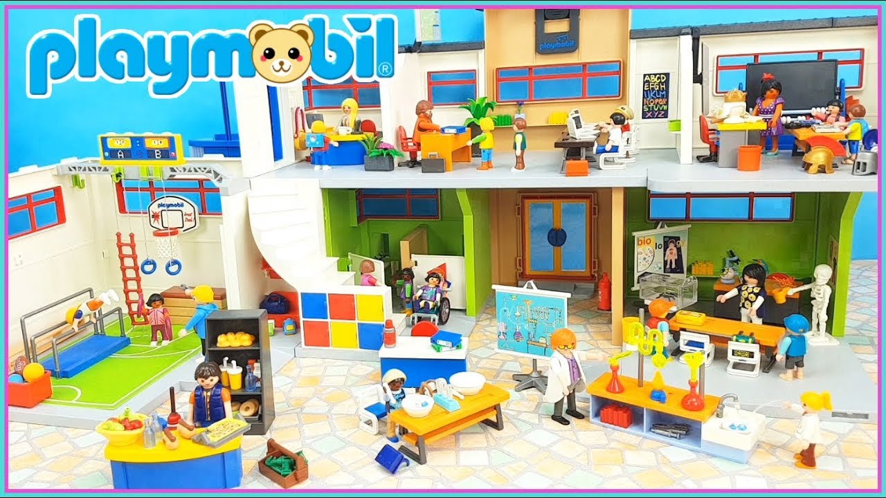 Playmobil unboxing ESCUELA - más clases y gimnasio PLAYMOBIL 