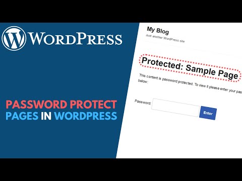 WordPress: How to Password Protect a Single Page via Block Editor or Quick Edit Feature