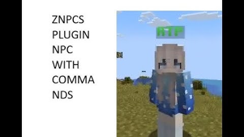 this is how to get znpcs bot working with commands