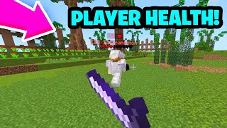 PLAYER HEALTH INDICATOR HACKED Client For MCPE 1.21+ (Minecraft Bedrock)