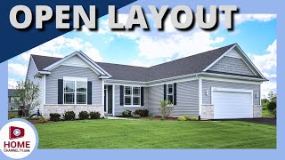 Loving This New Open Concept Ranch Home Design | Full Walkthrough Tour