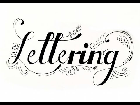 Lettering nombre Nataly. - YouTube