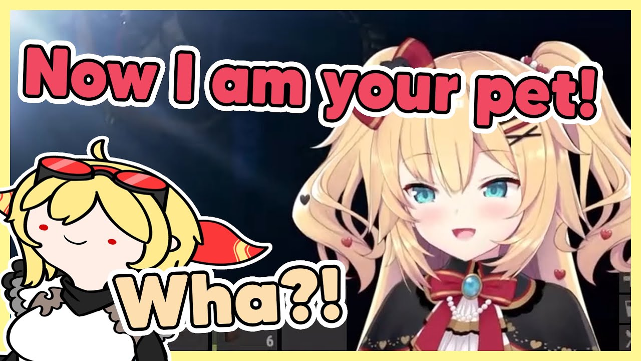 【RUST】Kaela got scared because Haachama suddenly want to be her pet