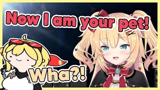 【RUST】Kaela got scared because Haachama suddenly want to be her pet