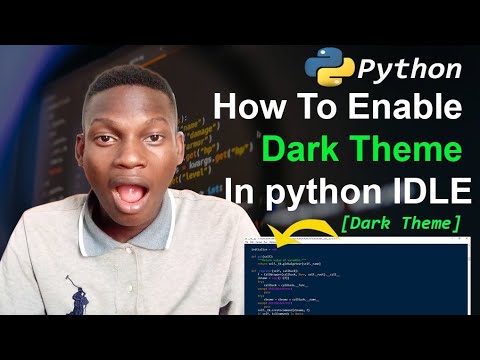 Python IDLE - How To Enable Dark Theme in Python idle (dark theme meme ...