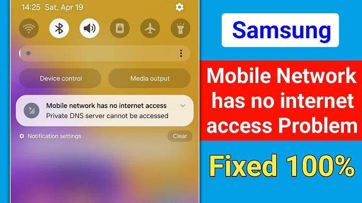 Fix Samsung Private DNS server cannot be accessed || Mobile network has no internet access