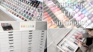 Setting Up My NEW Nail Studio! | Nail Vlog