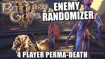 🔴 BG3 Randomizer 4 Player Honor Mode Permadeath