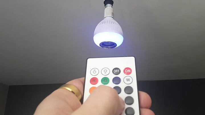 Wireless Bluetooth Speaker Led bulb for android & iphone Review MUST SEE