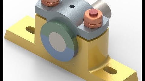 Plummer Block | Solid Edge ST V9 | Part Design And Assembly