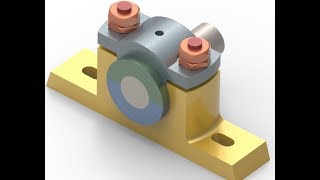 Plummer Block | Solid Edge ST V9 | Part Design And Assembly