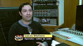 ARTES Y OFICIOS , LUCAS GIULIANO OPERADOR/EDITOR DE RADIO, POR EL CANAL SOMOS....