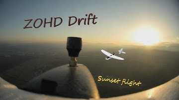 ZOHD Drift Sunset flight || Runcam Thumb