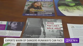 Experts warn of dangers of sex trafficking faced by runaway teens