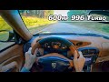 600hp Porsche 996 Turbo POV Drive - By Design Automotive Group K16 Billet Hybrid (Binaural Audio)