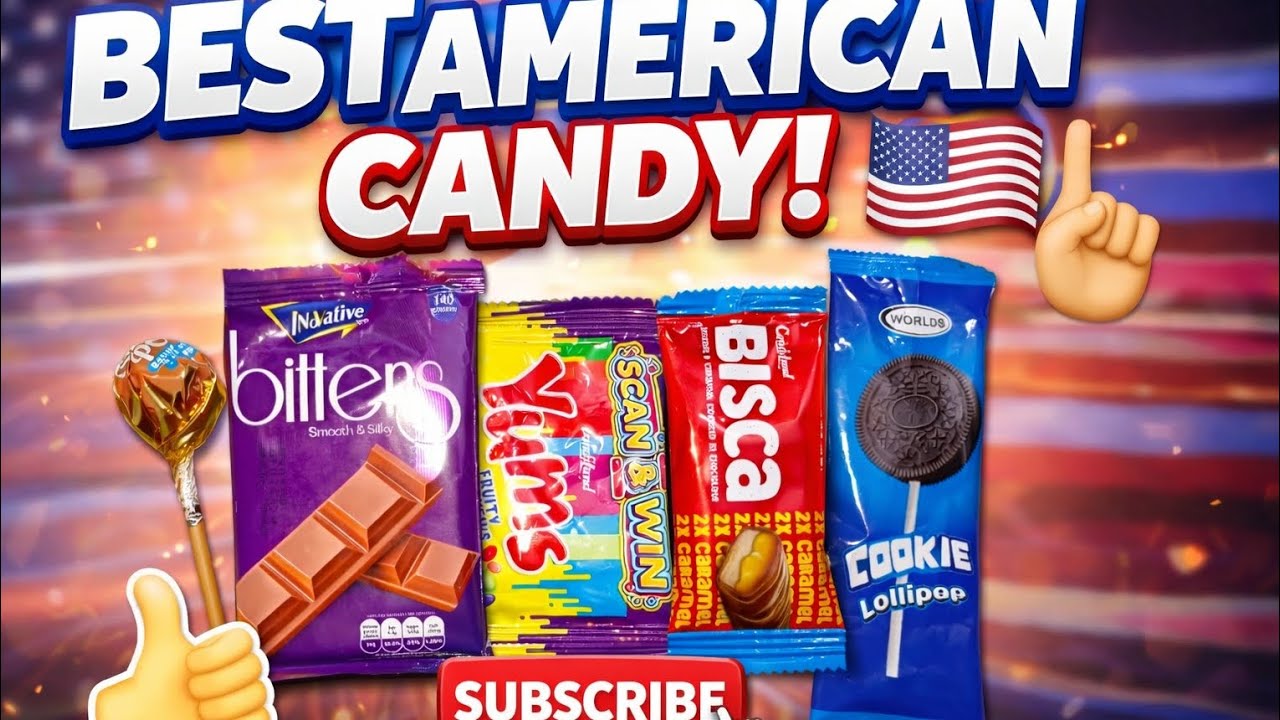 MOST SATISFYING CANDY ASMR 🍬 | USA Snacks • Relaxing Eating Sounds