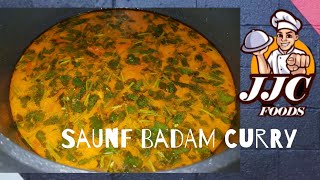 Saunf Badam Curry | Almond and Fennel recipe