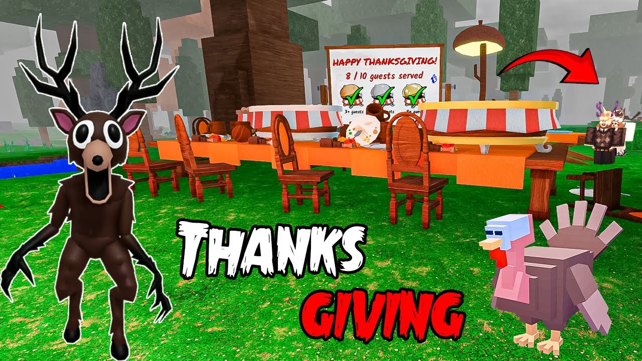 I Got 8 Guests in the Thanksgiving Update 99 Nights in a Forest ...