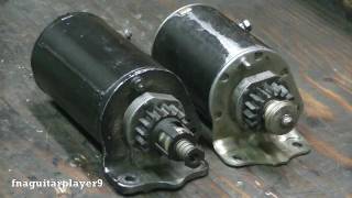 How to replace a starter gear on Briggs and Stratton Starters (both rollpin and C clip type)