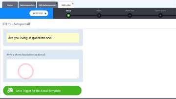 Using basic email triggers in autoresponder emails