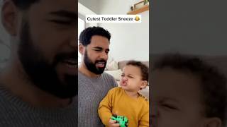 Watch The Toddler's Face When He Tries to Copy Dad’s Sneeze 😂