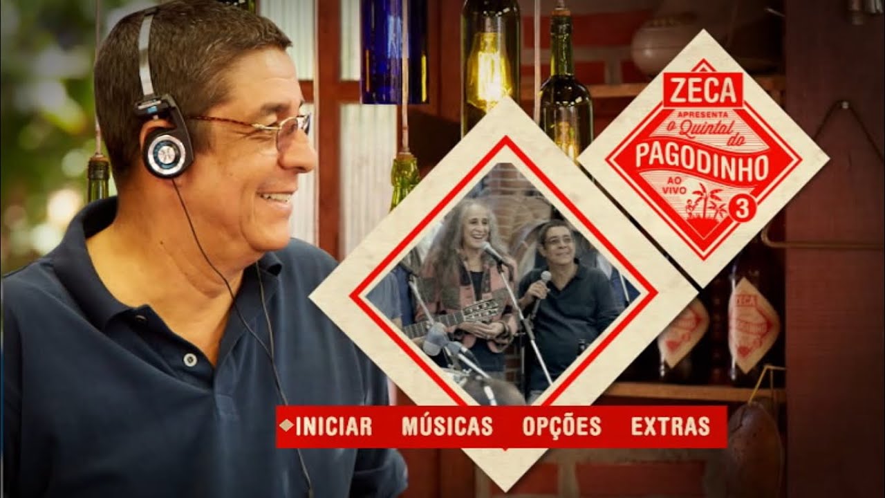 Menu do DVD - Zeca apresenta: o Quintal do Pagodinho: ao