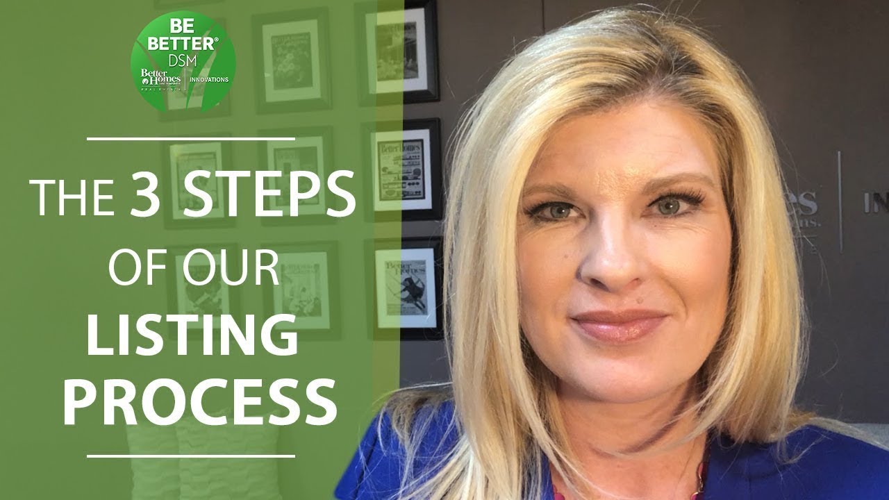 Central Iowa Real Estate Our 3Step Listing Process YouTube