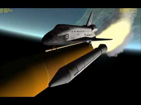 Victor Delano-At the Space Shuttle Atlantis in Orbit Simulator 2010