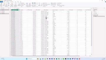 PowerBI - One File - Part One - star schema - separating out the data into different tables