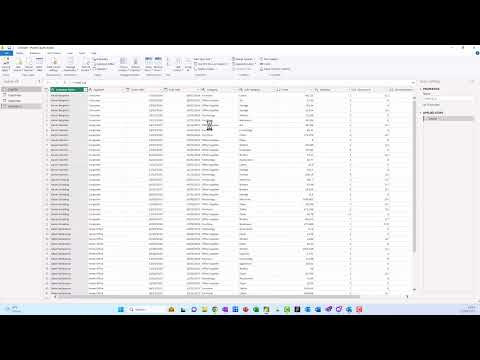 PowerBI - One File - Part One - star schema - separating out the data into different tables