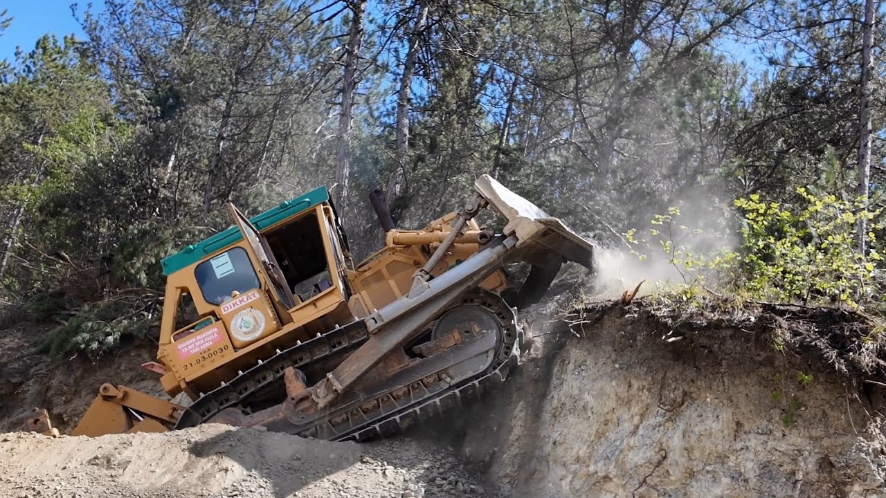 💪💪CAT D7 BULLDOZER _GÜCÜ HİSSET 💪💪#ormanyangını #orman