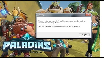 PALADINS - Corrigindo erro shader model 3.0 #50