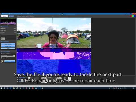 Corrupt JPEG: Patching JPEG bitstream using JPEG-Repair