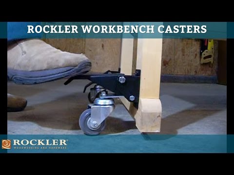 Rockler Workbench Casters - YouTube