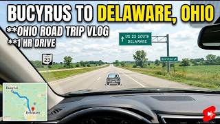 Driving from Bucyrus to Delaware, Ohio