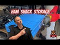 Ham shack build episode 7  next level storage  sneak peak into the hoa ham shack  youtube studio