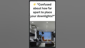 How Far Apart Should Lights Be? | Lighting Designer’s Formula✨💡#lumileon