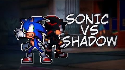 Sonic VS Shadow (Short Sprite Animation)