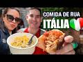 O Dia Inteiro de Comida de Rua na Itália