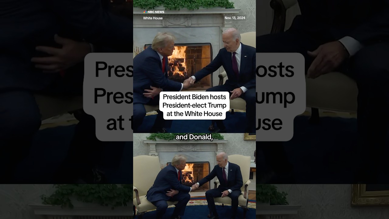 President Biden hosts President-elect Trump at the White House