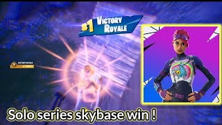 How I Made Skybase Win In Solo Series Solo Skybase Tutorial