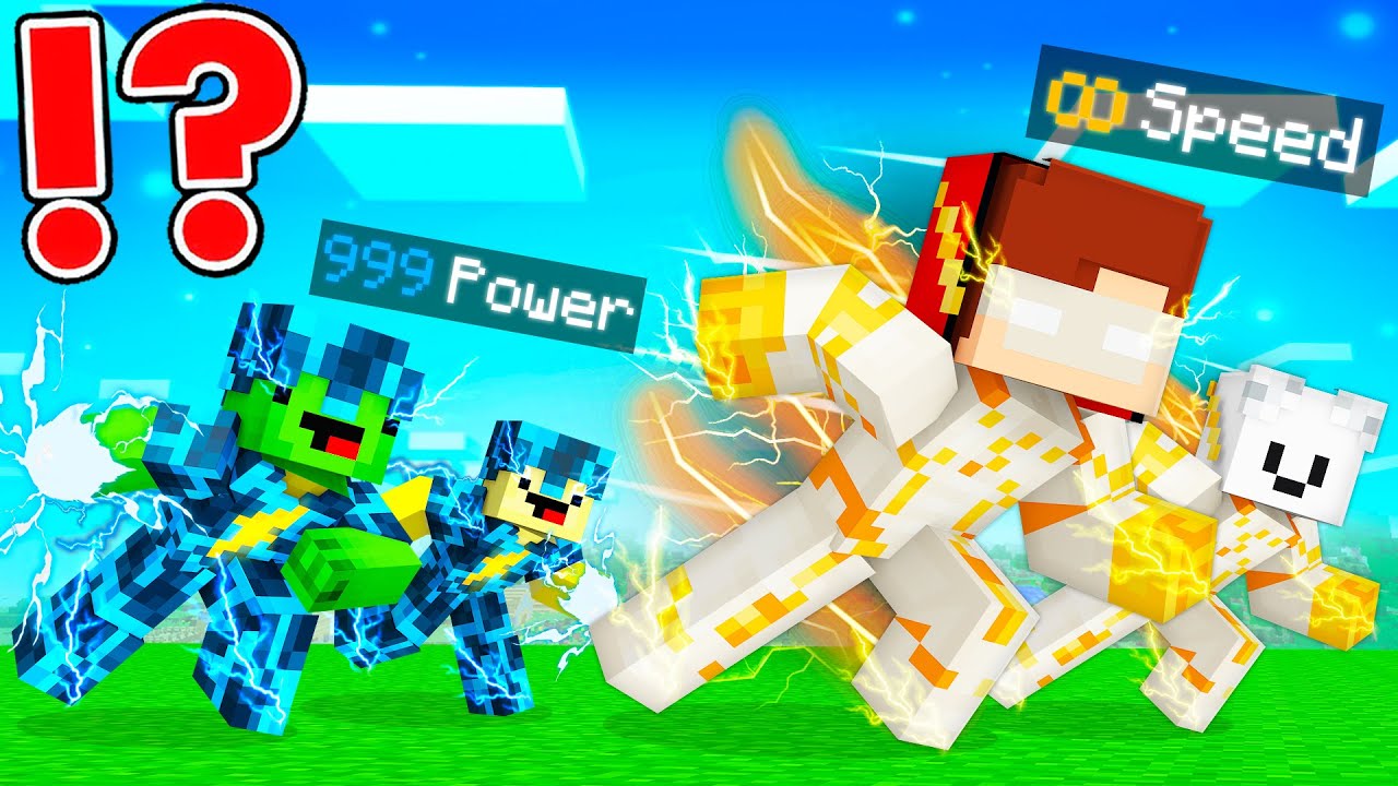 Спидранеры GODSPEED против охотников за бронёй STORM в Minecraft — Майзен Джей Джей и Майки