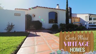 Costa Mesa Vintage Homes - Spanish Colonial Revival
